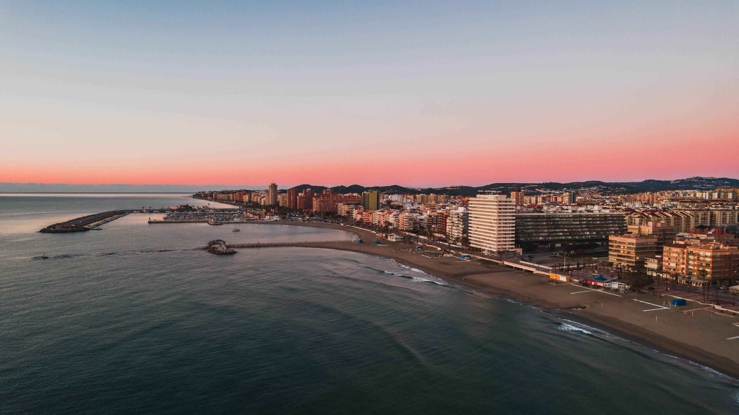 Aerial,Photograpy,From,Fuengirola,Beach